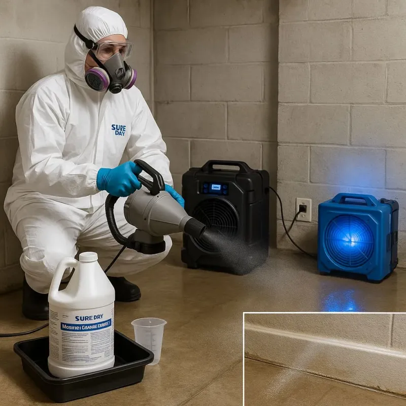 Sanitization and Odor Removal process in Almont, MI