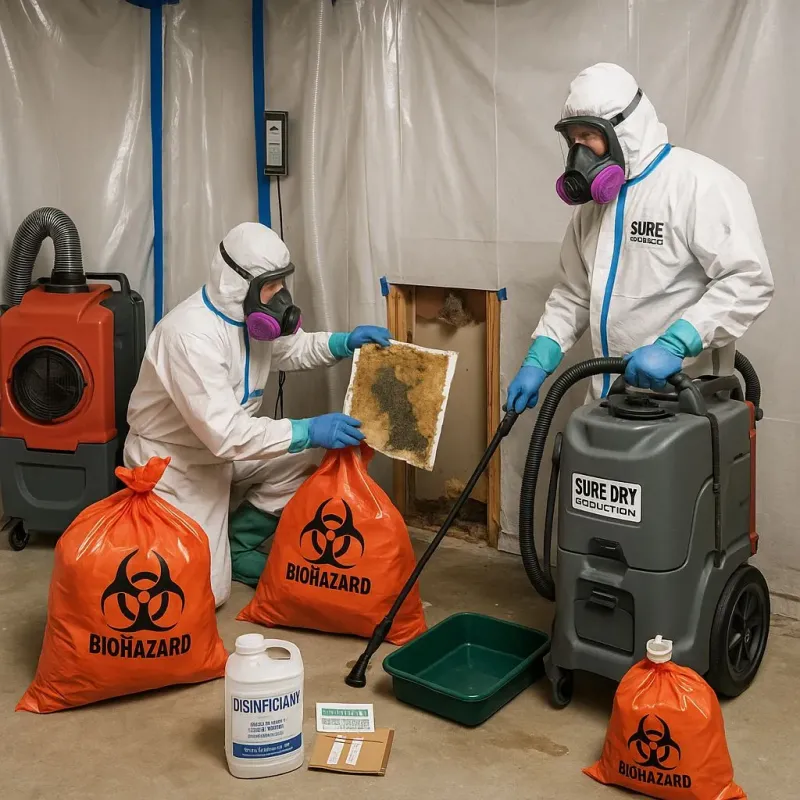 Contaminated Water Handling Protocols process in Almont, MI