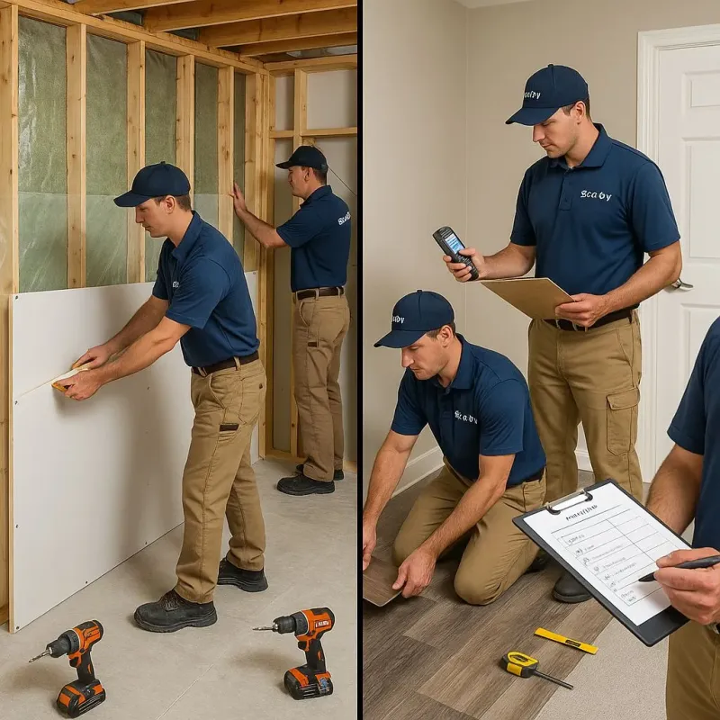 Repairs and Reconstruction process in Almont, MI