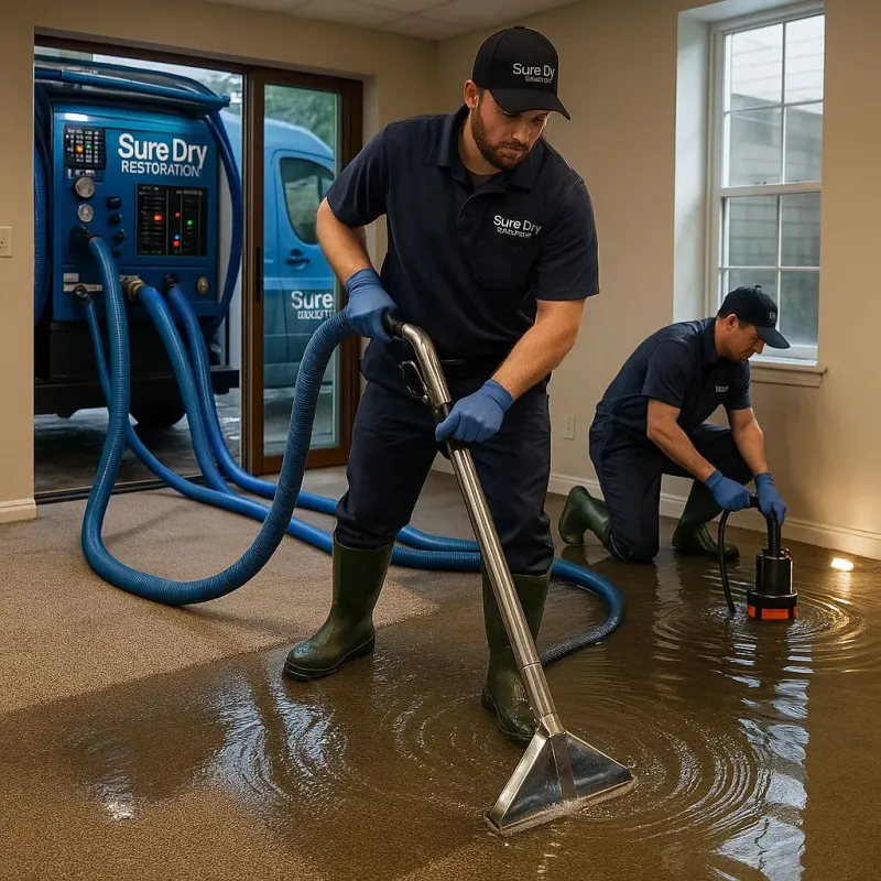 Water Extraction and Removal process in Almont, MI